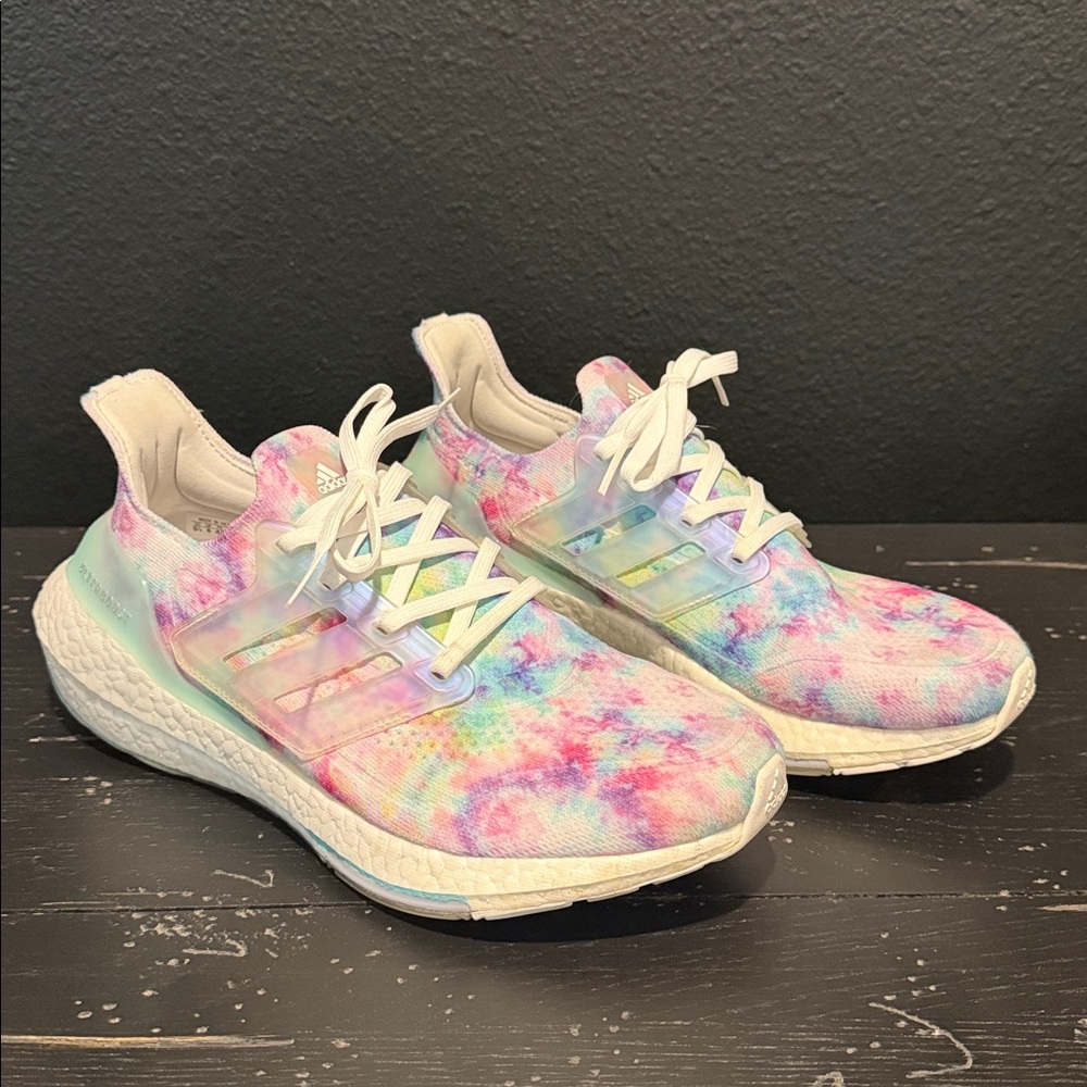 Adidas Ultlraboost 21 Tie Dye Running Shoes